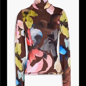 NWOT STINE GOYA Floral Long Sleeve Women's turtleneck